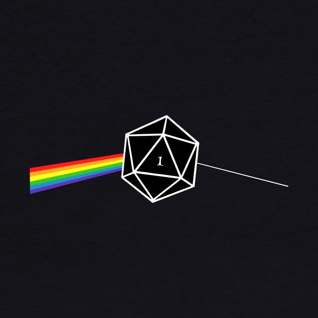 Dungeons And Dragons D20 Fail Pink Floyd by SaverioOste
